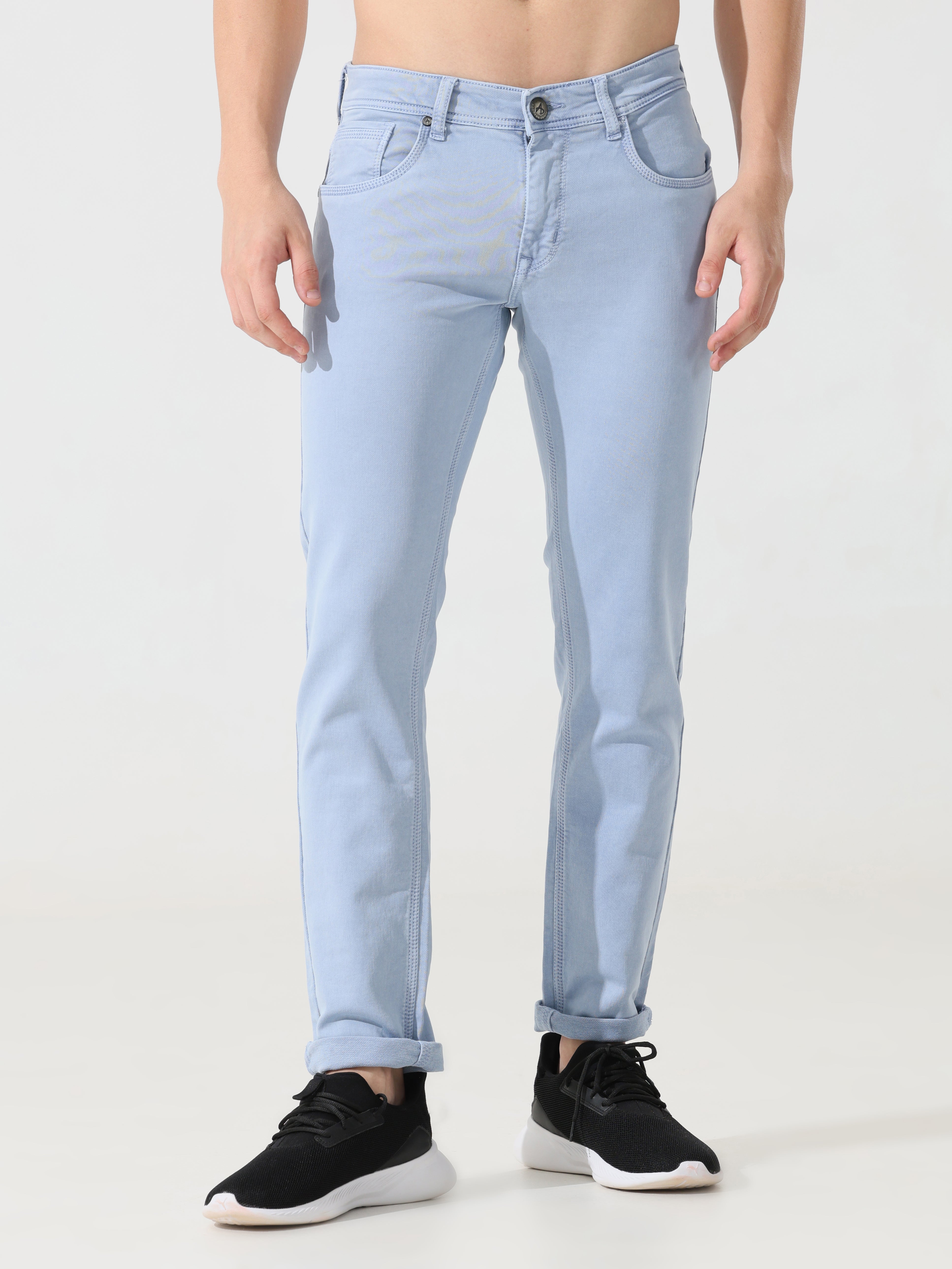 Slim Fit / Sky - Men's Light Blue Jeans