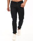 Slimfit Jetblack Denim Pants