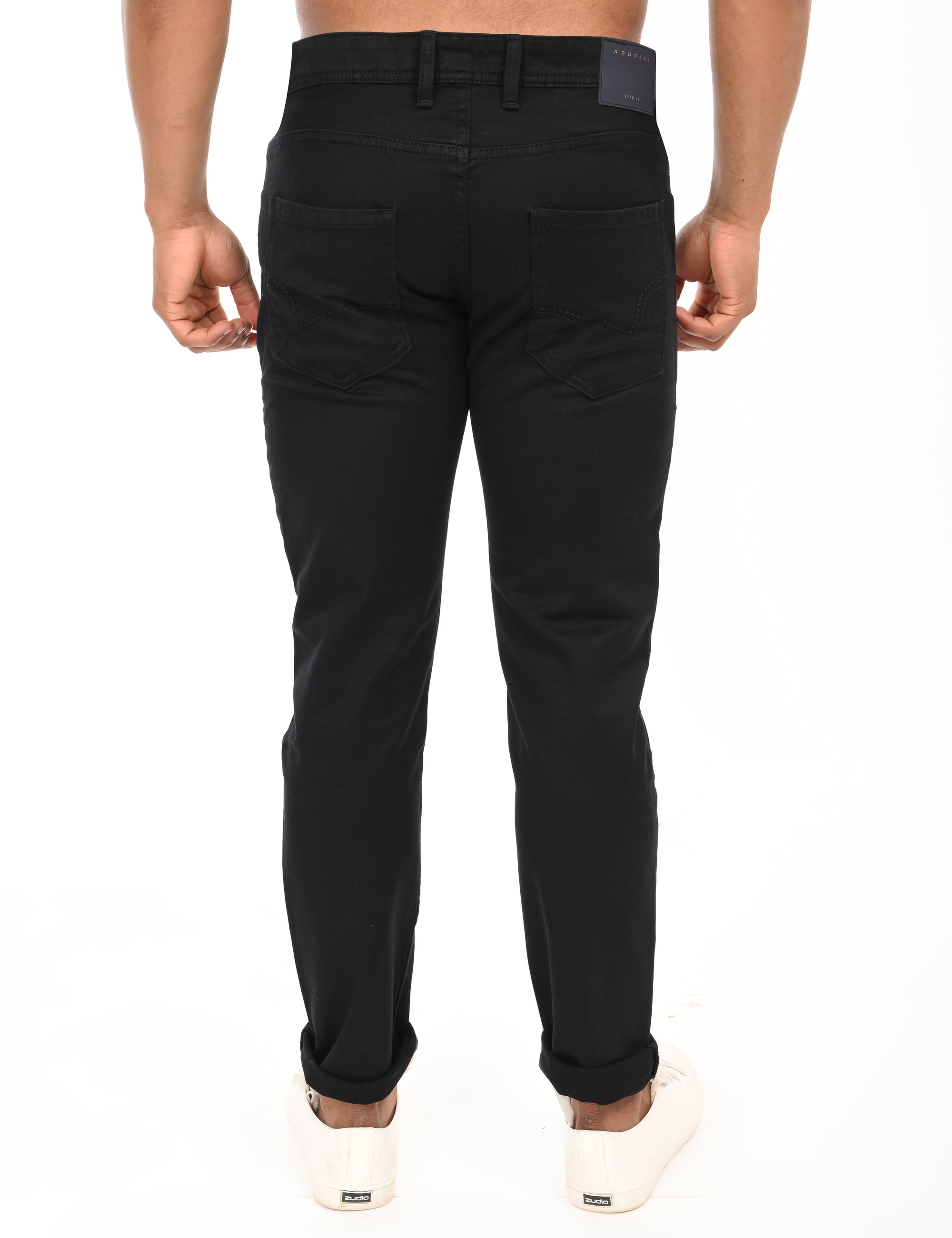 Slimfit Jetblack Denim Pants