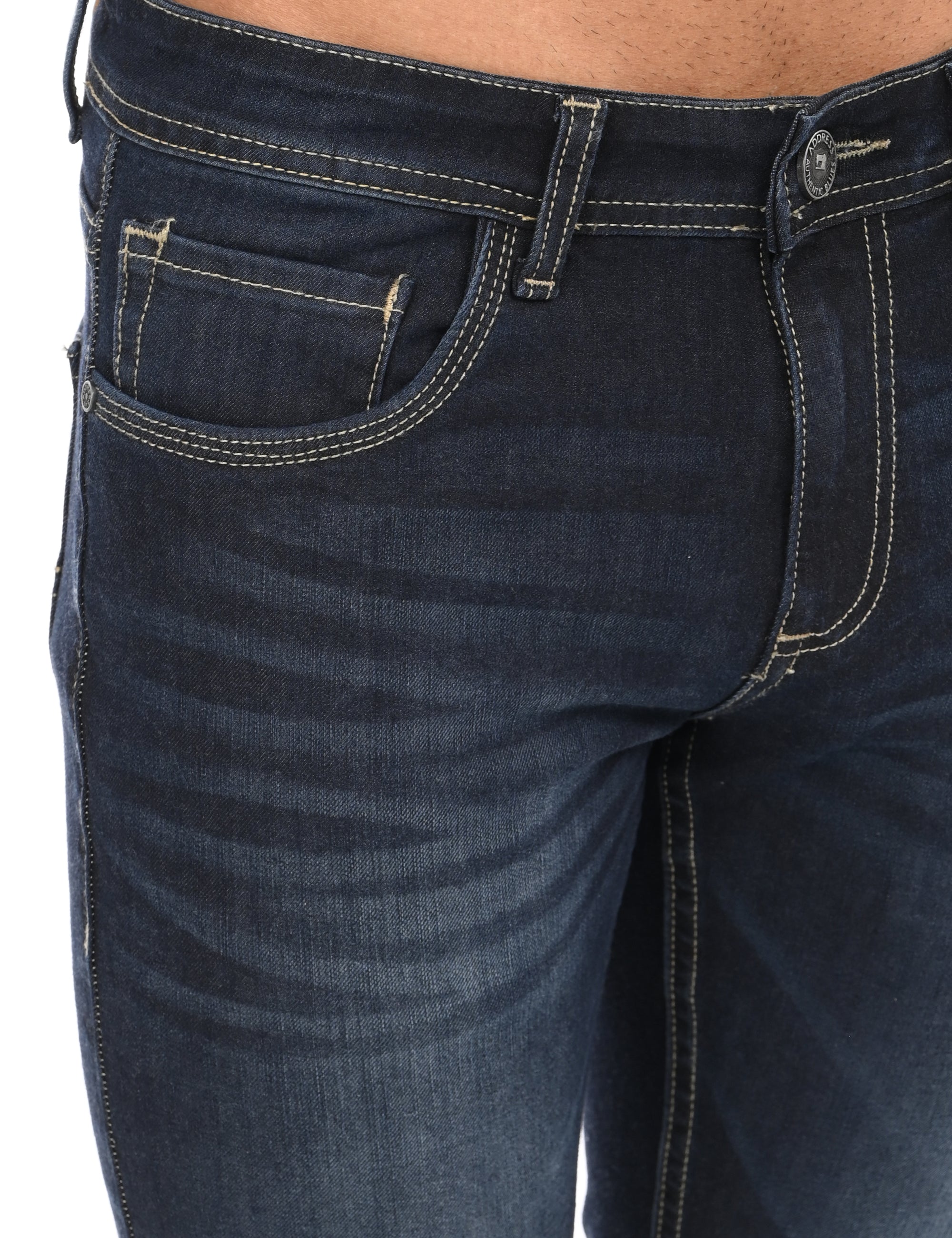 Slim Fit Midnight Blue Denim Pants