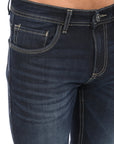 Slim Fit Midnight Blue Denim Pants