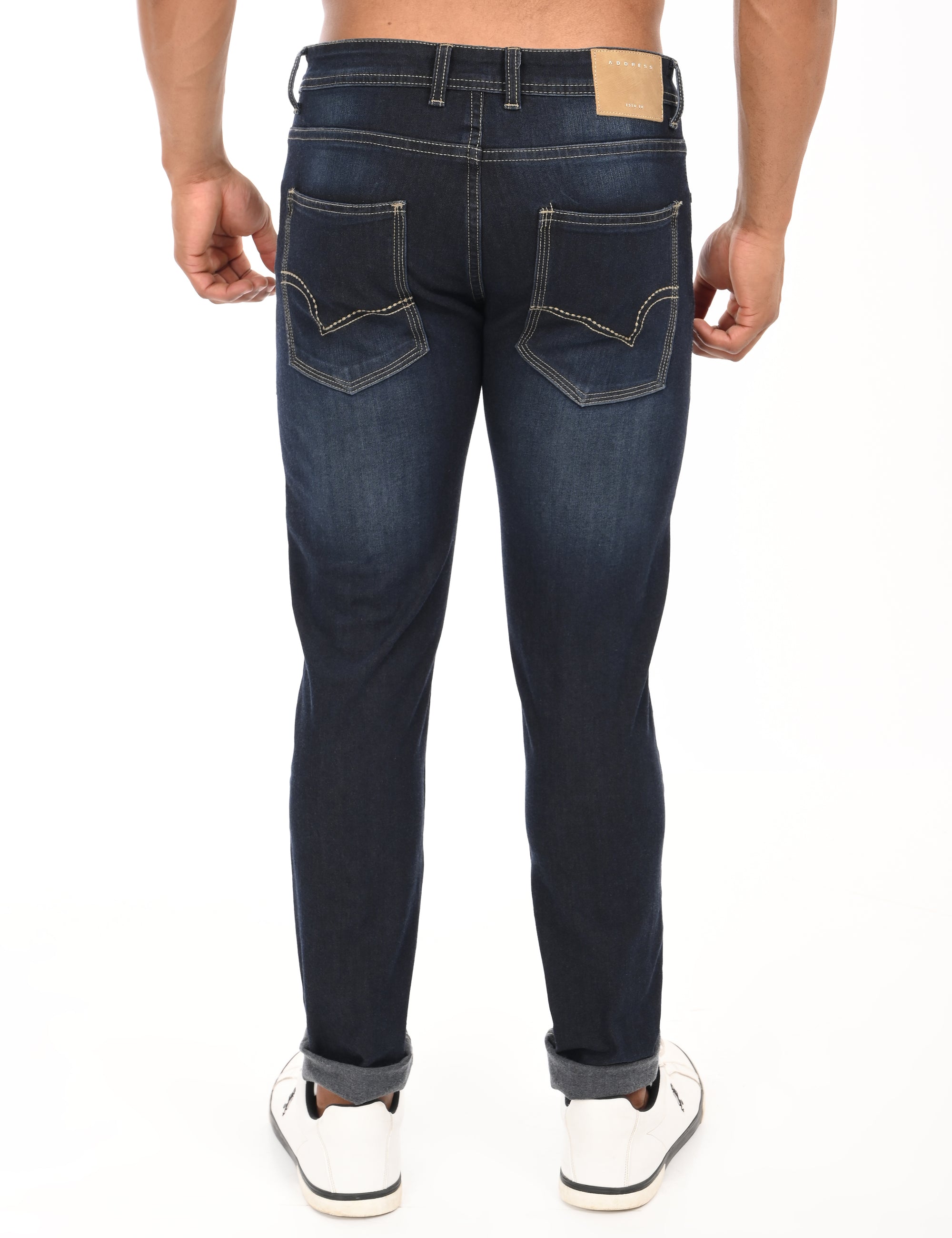 Slim Fit Midnight Blue Denim Pants