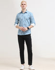 Sky Blue Slim Fit Shirt