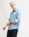 Sky Blue Slim Fit Shirt