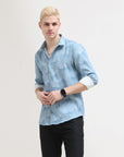 Sky Blue Slim Fit Shirt