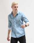 Sky Blue Slim Fit Shirt