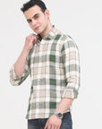 Moss Green Slim Fit Shirt