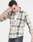 Moss Green Slim Fit Shirt