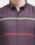 Dark Puple Slim Fit Shirt