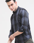 Midnight Blue Slim Fit Shirt