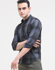 Midnight Blue Slim Fit Shirt