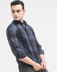 Midnight Blue Slim Fit Shirt