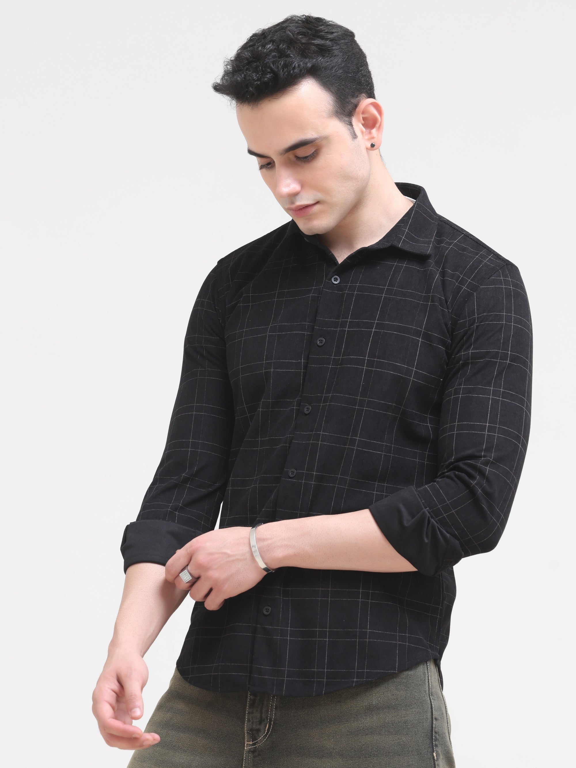 Black Slim Fit Shirt