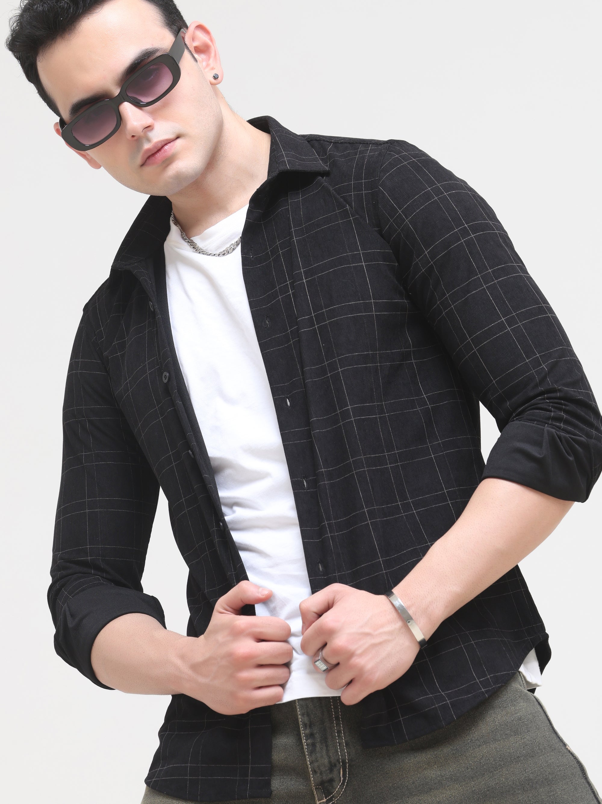 Black Slim Fit Shirt