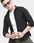 Black Slim Fit Shirt