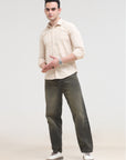 Barley White Slim Fit Shirt