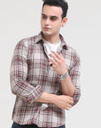 Trout Grey Slim Fit Shirt