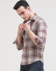 Trout Grey Slim Fit Shirt