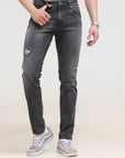 Charcoal Blk Slim Fit Jeans