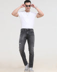 Charcoal Blk Slim Fit Jeans