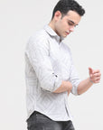 Beige Tapered Fit Shirt