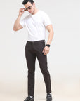 Ankle Fit Cotton Trousers