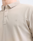 Camel Solid Polo Tshirt