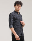 Black Slim Fit Shirt