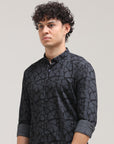 Black Slim Fit Shirt