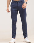 Indigo Dye Ankle Fit Cotton Pant