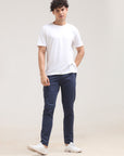 Indigo Dye Ankle Fit Cotton Pant