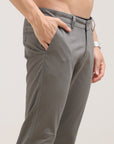 Sag Green Ankle Fit Cotton Pant