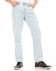 Regular Fit Ice Blue Denim Pants