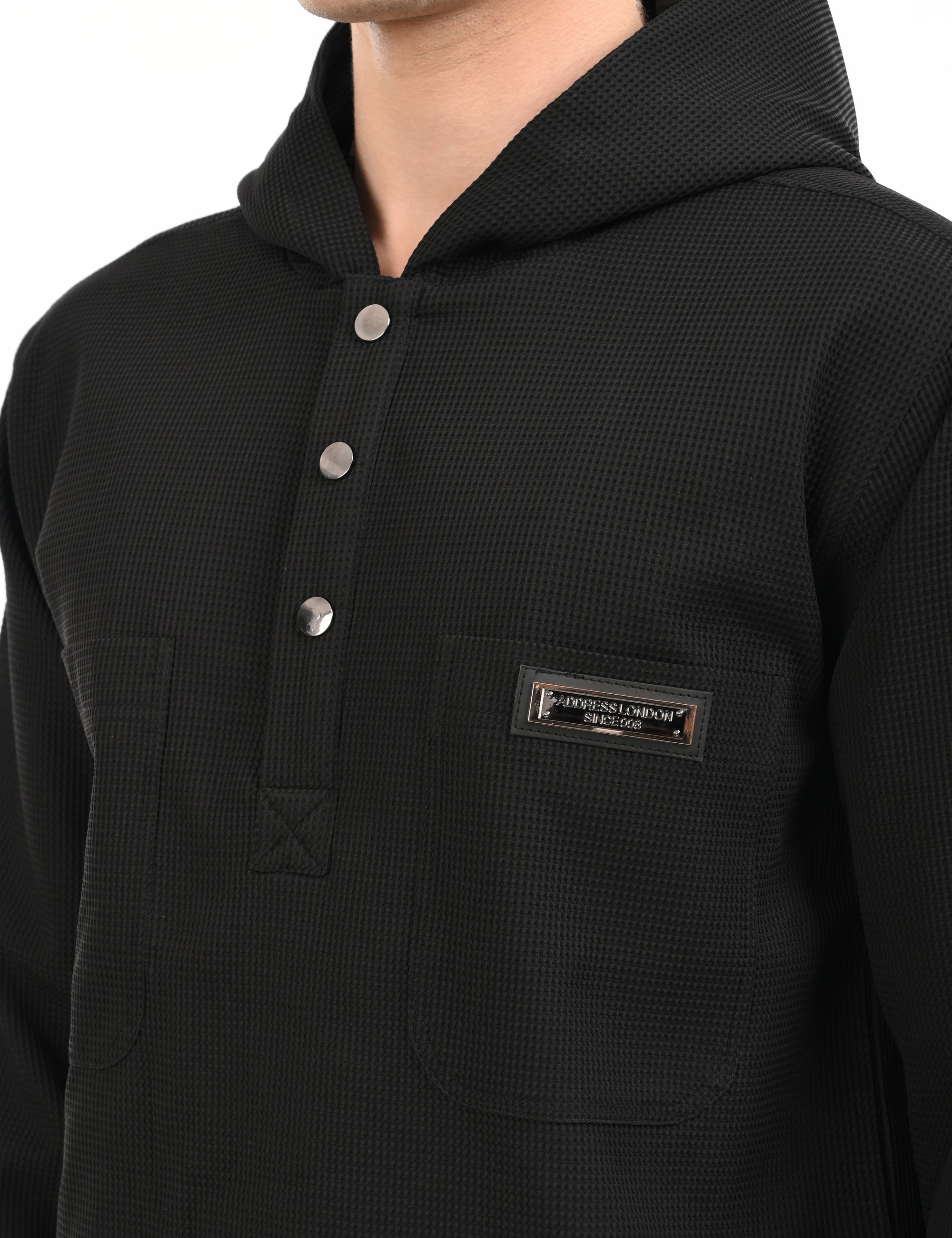 Windbreaker Hoodie – Black