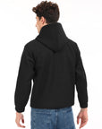 Windbreaker Hoodie – Black