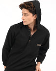 Windbreaker Hoodie – Black