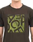 Round Neck Half Sleeve Regular Fit Olive T shirt