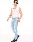 Slimfit Ice Blue Denim Pants