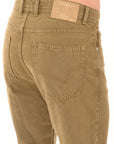 Comfort Fit Walnut brown Denim Pants