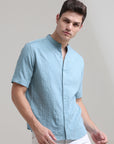 Classic Comfort: Solid Regular Fit Half Sleeve Shirt