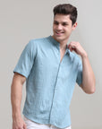 Classic Comfort: Solid Regular Fit Half Sleeve Shirt