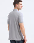 lt Grey Solid Polo Tshirt