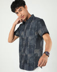 Chiton Graphite Printed Shirts