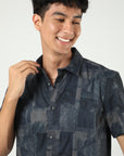 Chiton Graphite Printed Shirts