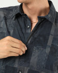 Chiton Graphite Printed Shirts