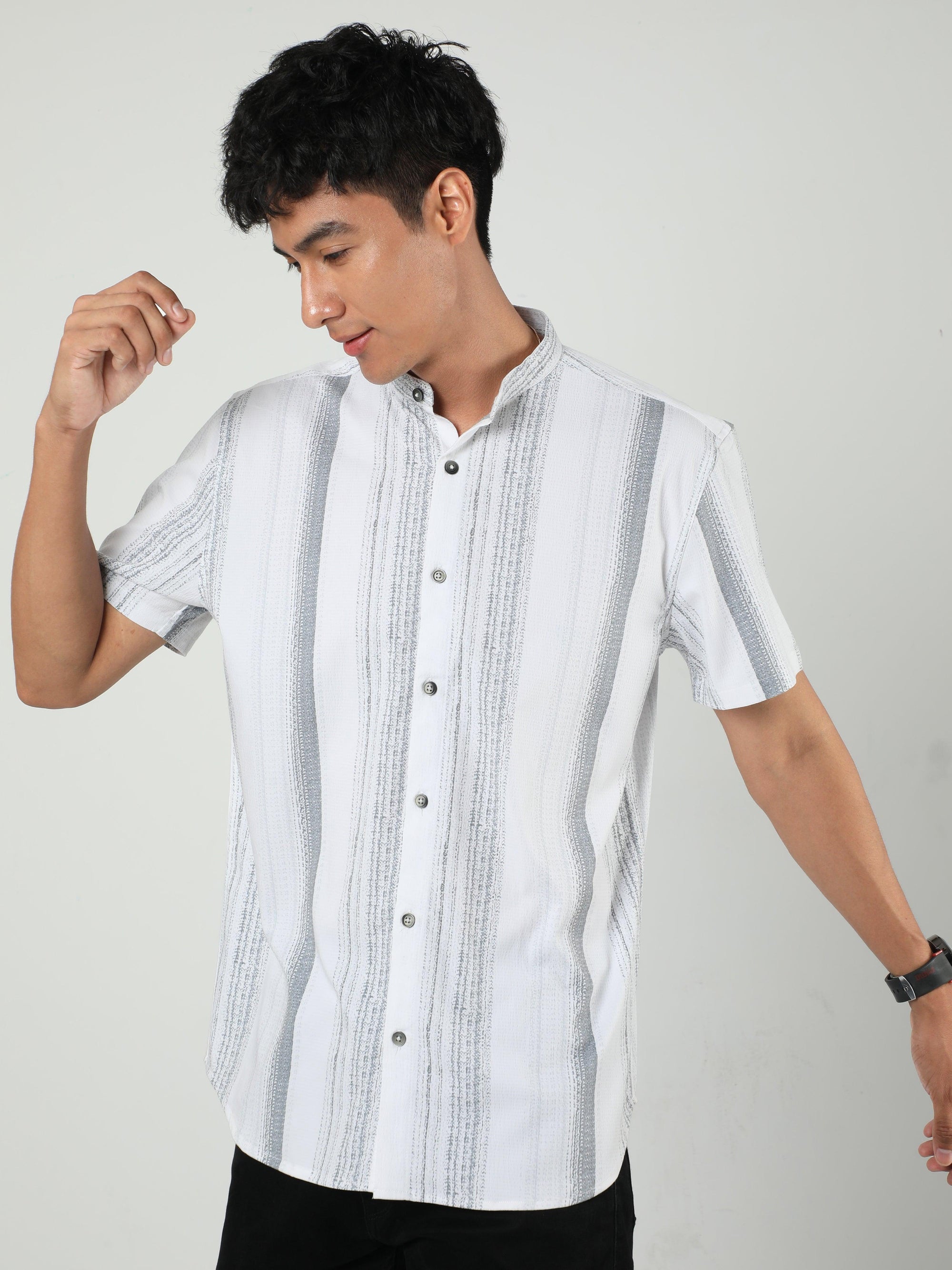 Cracked Stripe Shirt