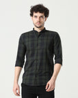 Refined Dark Green Slim Fit Shirt