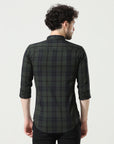 Refined Dark Green Slim Fit Shirt