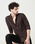 HICKORY BROWN SHIRT