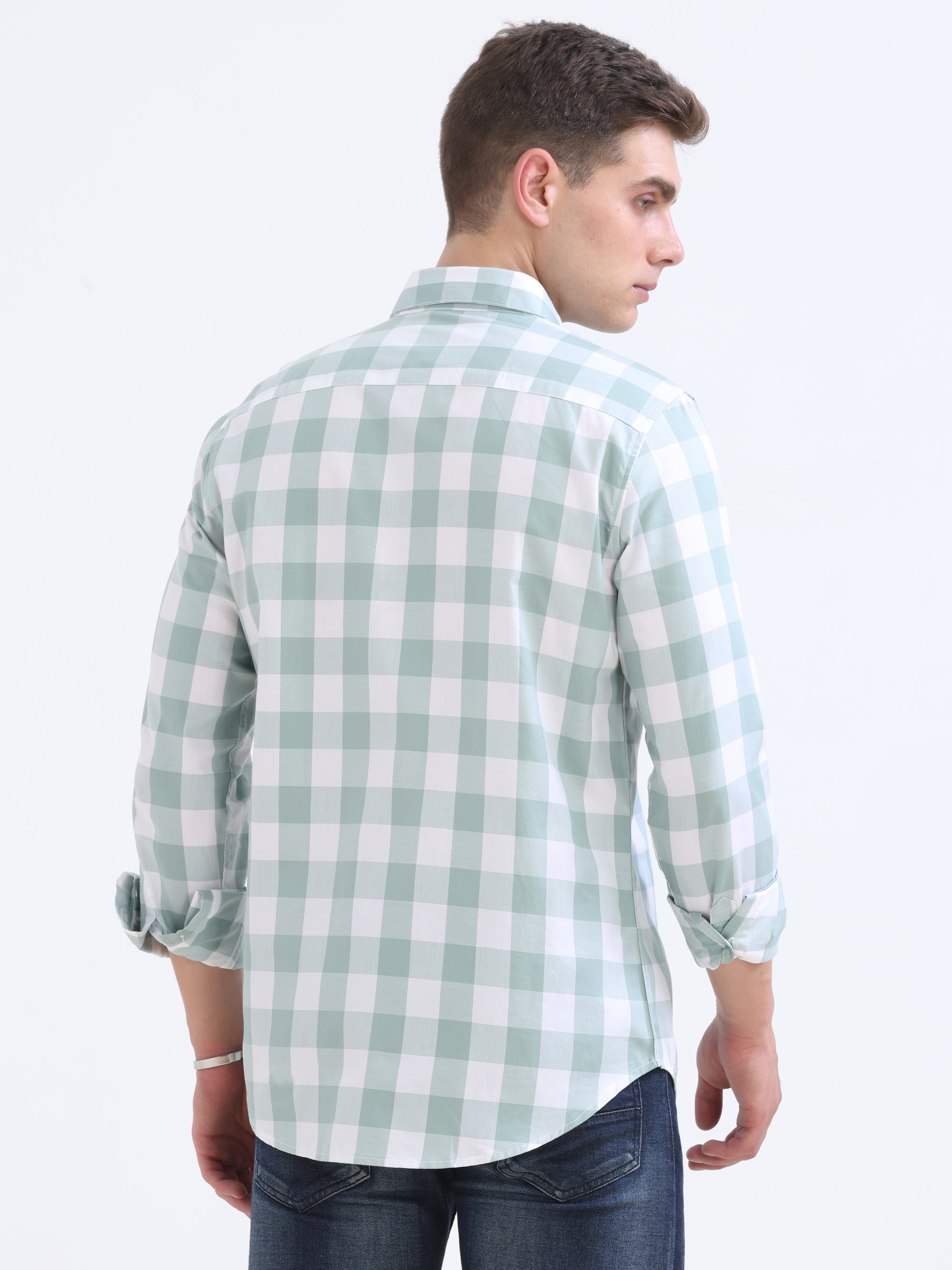 Pistachio Tapered Fit Shirt